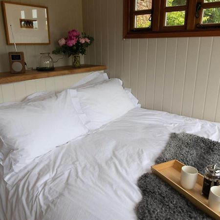 Luxury, Rural Shepherds Hut With Hot Tub Nr Bath Bristol Exterior foto
